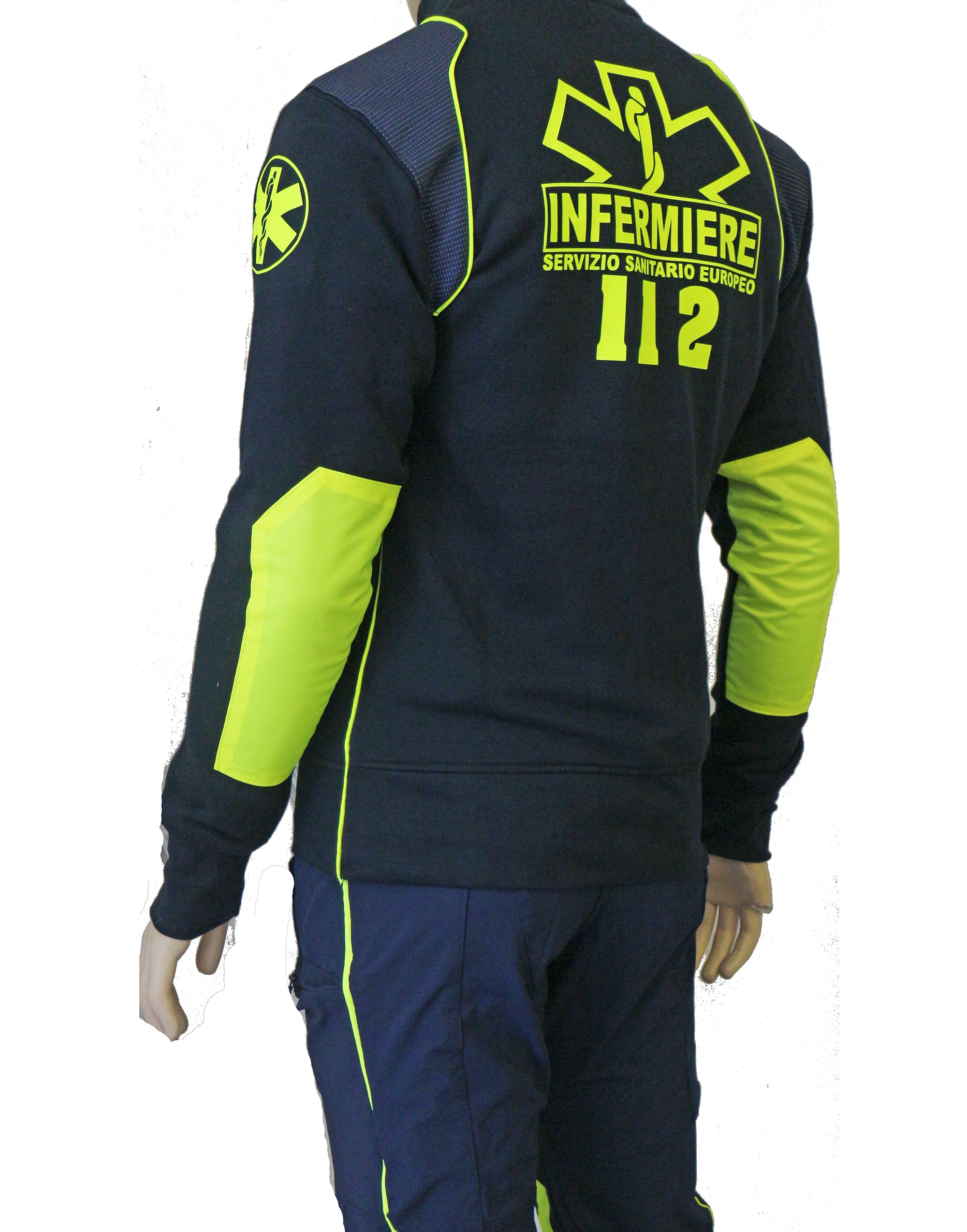 Giacca Felpa Infermiere FELPA SOCCORSO PIPING 112