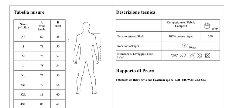 Polo bico manica corta Croce Rossa