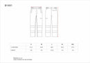 B1491 PANTALONE MULTIPROTEZIONE ALTA VISIBILITA CLASSE 1 PROTEZIONE CHIMICA