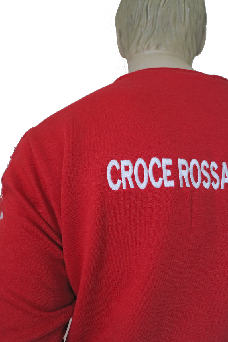 FELPA GIROCOLLO CROCE ROSSA ITALIANA 2024