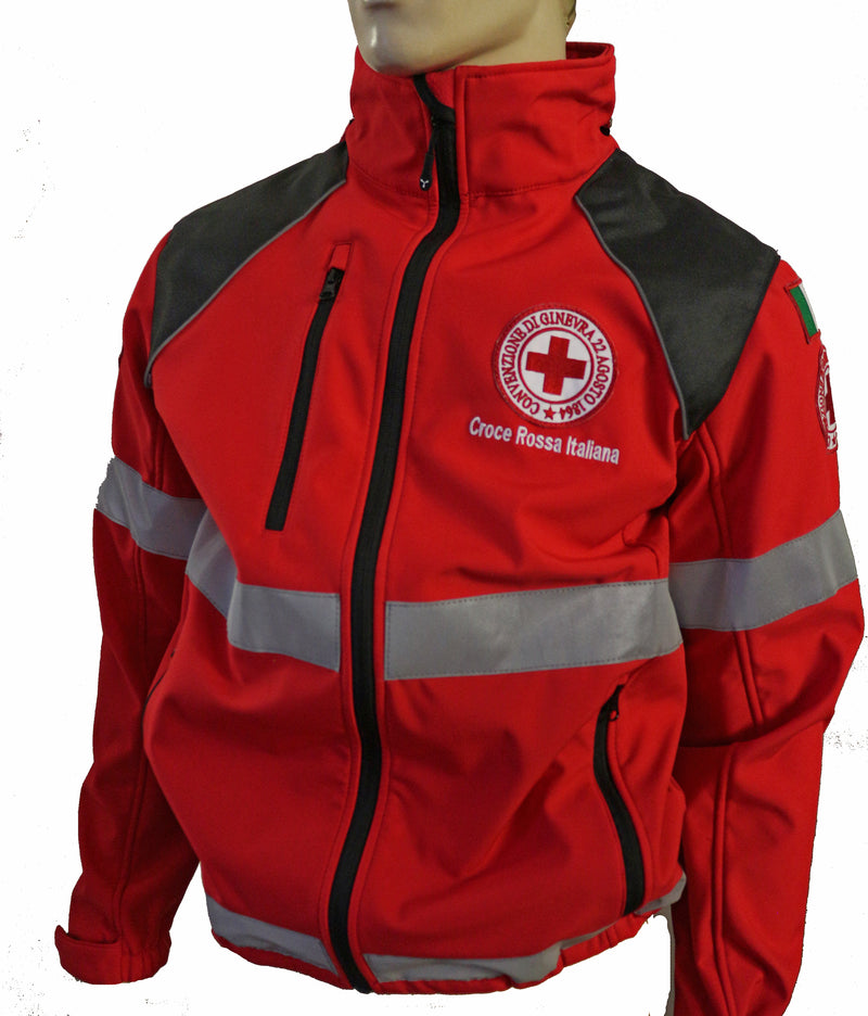 GIACCA SOFT SHELL TECNICA  CRI  SOCCORSO