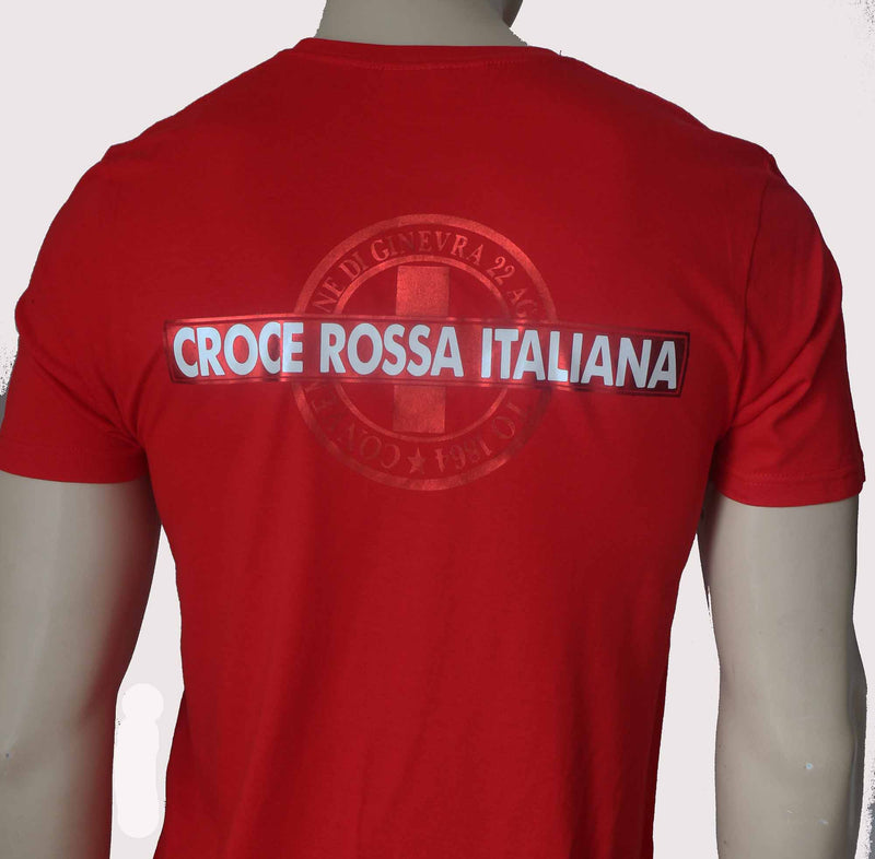 NUOVA T-SHIRT  CROCE ROSSA ITALIANA