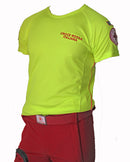 T-SHIRT TECNICA GIALLA CRI