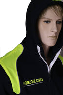 FELPA PROTEZIONE CIVILE CON CAPPUCCIO