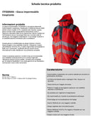 GIACCA IMPERMEABILE A.N.P.A.S. ROSSO EN20471