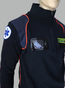 FELPA SOCCORSO PIPING RED