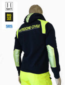 FELPA PROTEZIONE CIVILE CON CAPPUCCIO