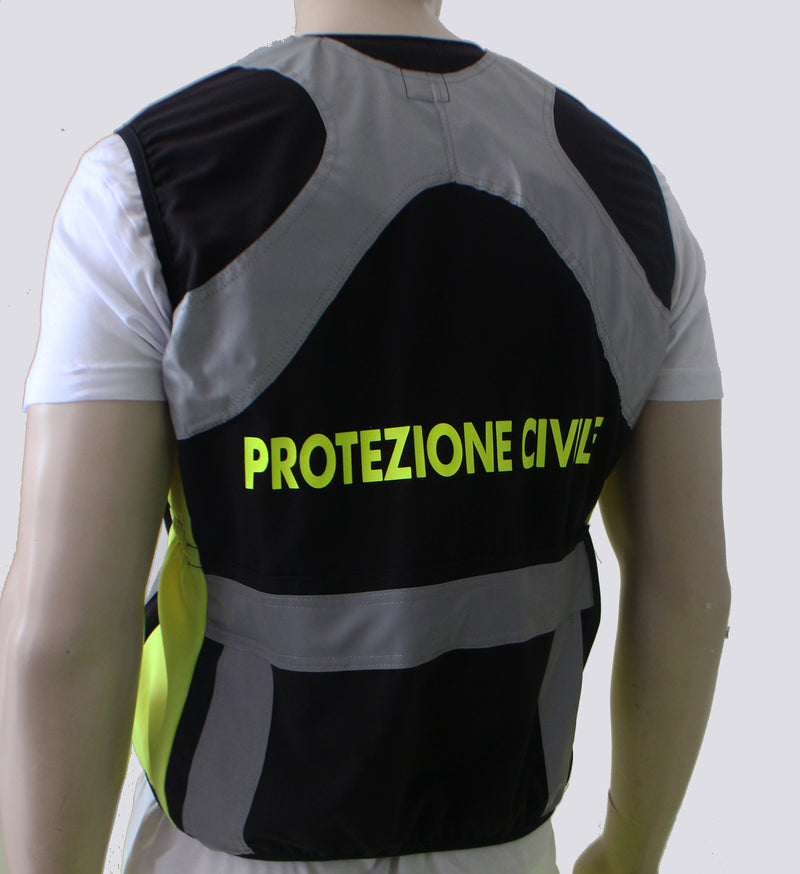 GILET SOCCORSO PC NERO