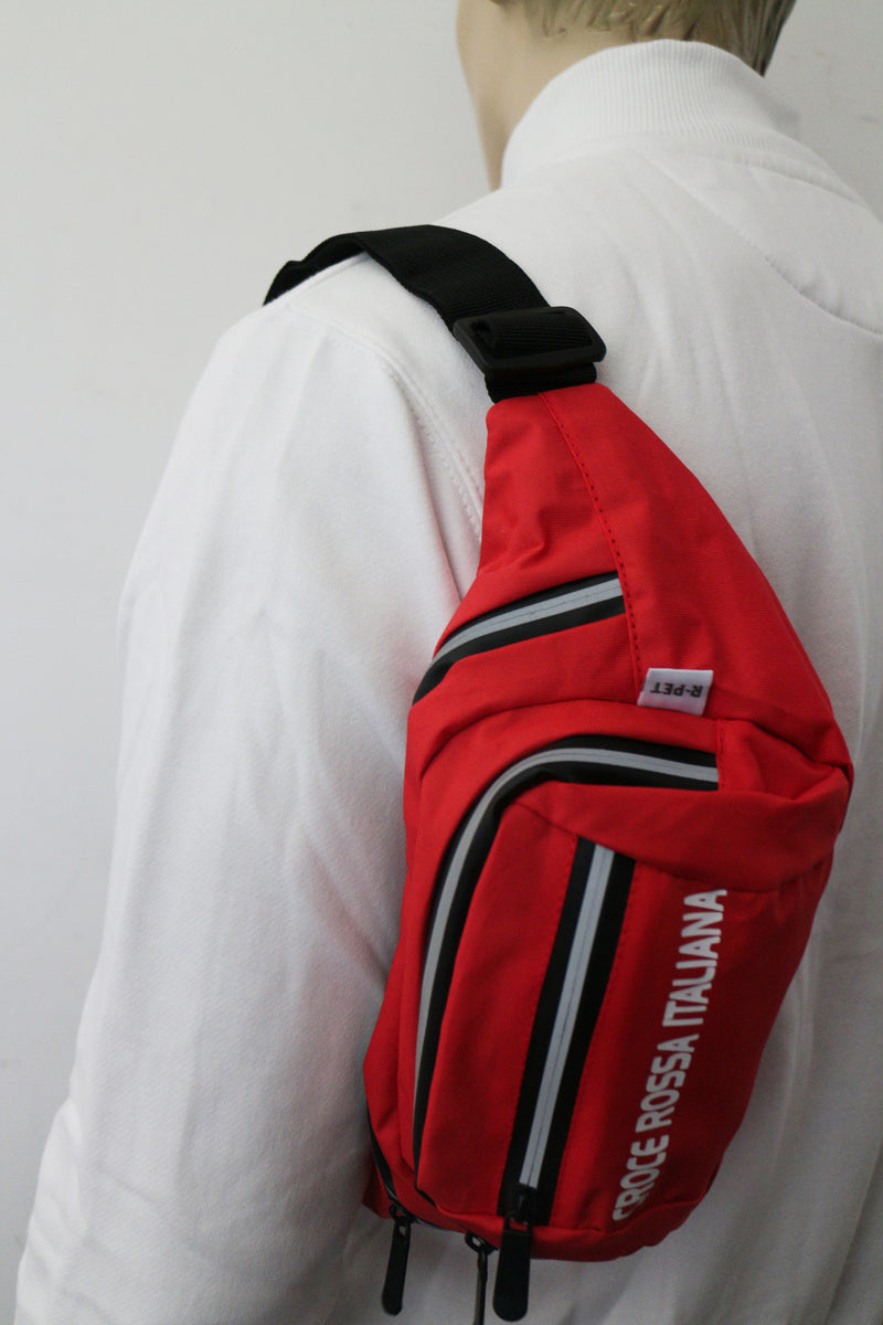 Marsupio Ufficiale Coca-Cola Rosso – Unisex, 3 Tasche, Impermeabile, Cinghia Regolabile, Per Viaggi E Festival