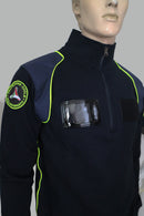 FELPA SOCCORSO PIPING YELLOW