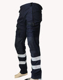 PANTALONE SLIM BLU