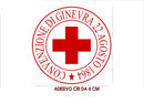 ADESIVO CROCE ROSSA ITALIANA 6CM