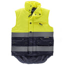 GILET IMBOTTITO BICOLORE A. V. S4035
