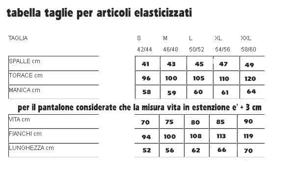 GIACCA TERMICA SOCCORSO